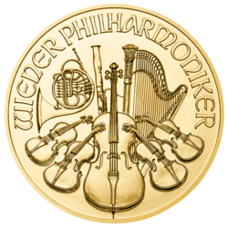 2022 1/4 oz Austrian Gold Philharmonic Coin BU