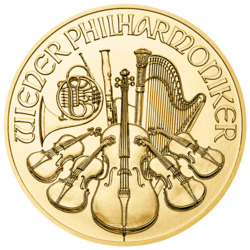 2022 1 oz Austrian Gold Philharmonic Coin BU