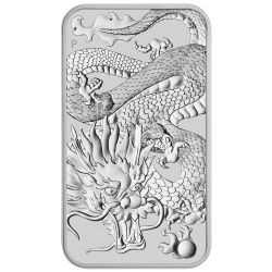 2022 1 oz Perth Mint Dragon Silver Bar