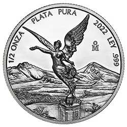 2022 1/2 oz MX Silver Libertad Proof Coins