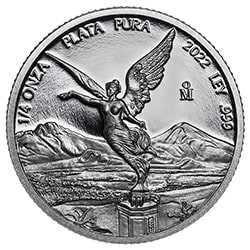 2022 1/4 oz MX Silver Libertad Proof Coins