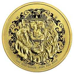 2022 1 oz Gold Roaring Lion Proof Gold Coin