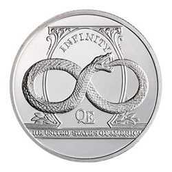 2022 2 oz Infinity High Relief Silver Round