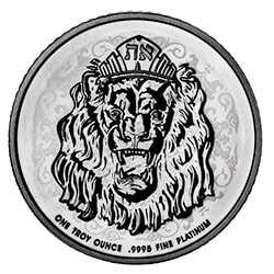 2022 1 oz Roaring Lion Reverse Proof Platinum Coin