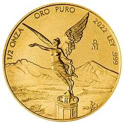 2022 1/2 oz Mexican Gold Libertad Coin (BU)