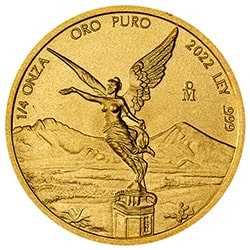 2022 1/4 oz Mexican Gold Libertad Coin (BU)