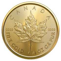 Buy 2022 1/4 oz Gold Maple Leafs Coin - Lowest Price Online