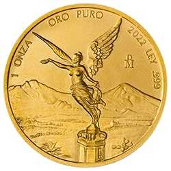 2022 1 oz Mexican Gold Libertad Coin (BU)