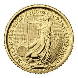 2022 1/10 oz Gold Britannia Coin - Lowest Price Guarantee