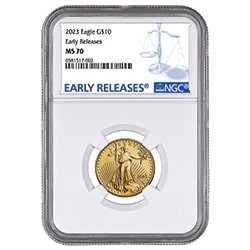 2023 NGC MS-70 Early Release 1/4 oz American Gold Eagle Coin
