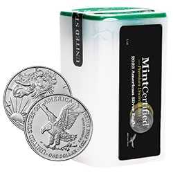 2023 US Silver Eagle MintCertified Premium Uncirculated 1 oz Coin | Sealed Tube