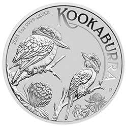 2023 PE Silver Kookaburra 1 oz Coin - Reverse