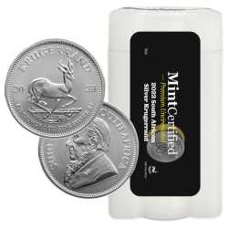 2023 SA Silver Krugerrand MintCertified Premium Uncirculated 1 oz Coin | Sealed Tube