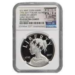 2017-P American Liberty Silver Medal Proof NGC PF-69 Early Releases