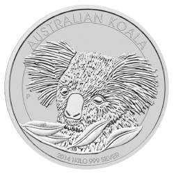 2014 1 Kilo Australian Koala Silver Coin