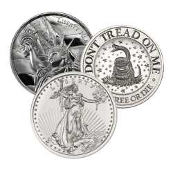 2 oz Silver Rounds - Design Our Choice