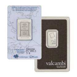 5 Gram Generic Platinum Bars