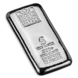 5 oz Republic Metals Silver Bar - Cast Bar