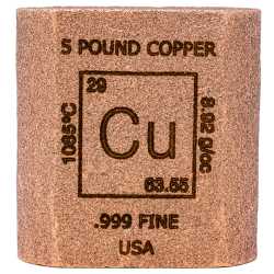 5 Pound Element Copper Bar - Chalcolithic Metals