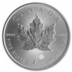 2016 Canadian Silver Maple Leaf BU
