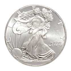 1/4 oz Silver Rounds - Walking Liberty