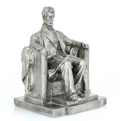 Lincoln Memorial 11 oz Sterling Silver Statue