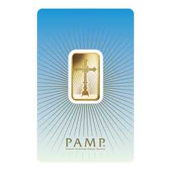 10 Gram Pamp Suisse Faith Series Cross Gold Bar In Assay