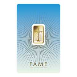 5 Gram Pamp Suisse Faith Series Cross Gold Bar In Assay