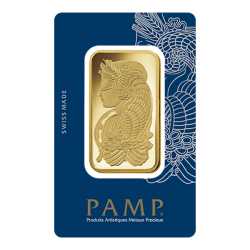 50 Gram Pamp Suisse Lady Fortuna Gold Bar In Assay