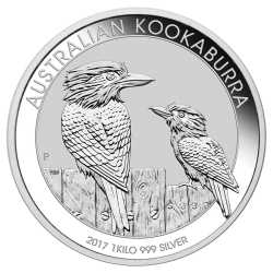 2017 1 Kilo Australian Kookaburra Silver Coin