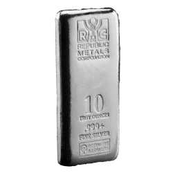 10 oz Republic Metals Silver Bar - Cast