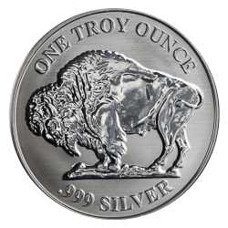 1 oz Silver Buffalo Round - Republic Metals