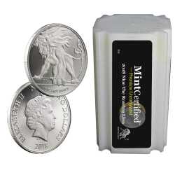 2018 Roaring Lion Silver Coin Tube - MintCertified™