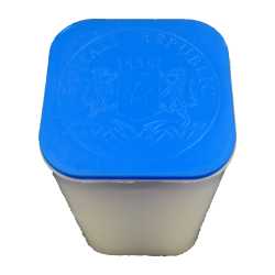 Empty 1 oz Silver Somalian Elephant Tube