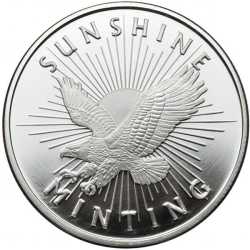1/2 oz Silver Round Sunshine Mint Eagle