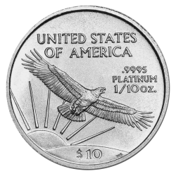 1/10 oz Platinum American Eagle Coin - Dates Our Choice