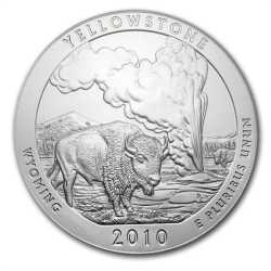 2010 5 oz Silver ATB - Yellowstone National Park, Wyoming