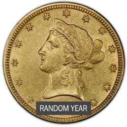 $10 Liberty Eagle Gold Coin AU - Random Year