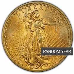 $20 Saint-Gaudens Double Eagle Gold Coin (AU) | SD Bullion