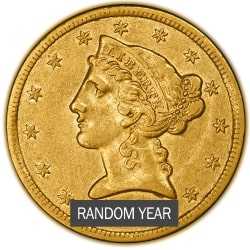 $5 US Mint Liberty Head Eagle Gold Coin | SD Bullion