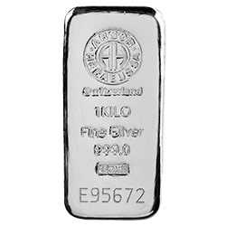 1 Kilo Argor-Heraeus Silver Bar