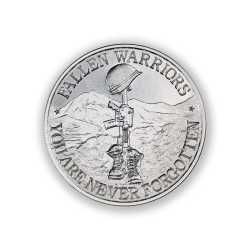 2 oz Battlefield Cross Silver Round