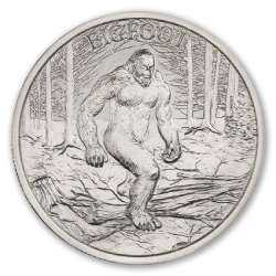 2 oz Intaglio Bigfoot Silver Round | SD Bullion
