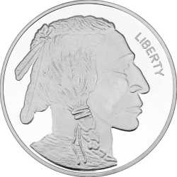 5 oz SilverTowne Silver Buffalo Round