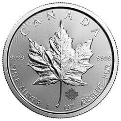 1 oz Canadian Silver Maple Leaf Coin - Random Year 1 oz Canadian Silver Maple Leaf Coin - Random Year