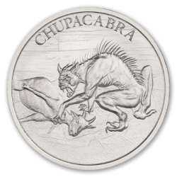 2 oz Intaglio Chupacabra Silver Round | SD Bullion
