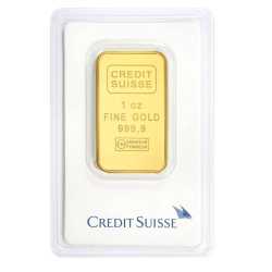 1 oz Credit Suisse Gold Bar - in Assay