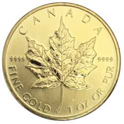 1 oz Canadian Gold Maple Leaf (Cull Condition)