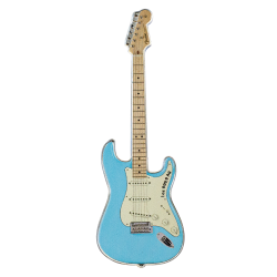 2023 1 oz Fender Stratocaster Daphne Blue Silver Coin