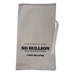 Empty SD Bullion 90% Silver Canvas Bag - $500 Face
